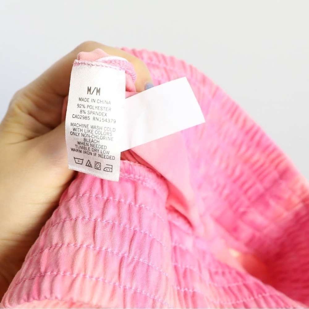 NWT Aeropostale pink tie-dye shorts buttery soft athleisure loungewear new - Picture 4 of 7